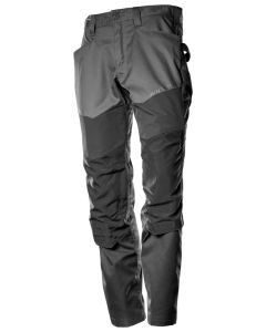 Mascot 22479 Trousers with Kneepad Pockets - Mens - Stone Grey/Black