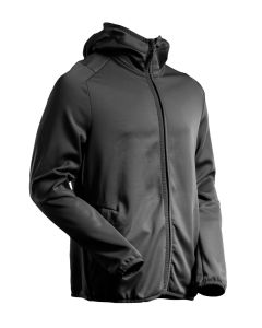 MASCOT 22586 Customized Fleece Jumper With Hood - Mens - Black