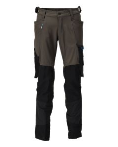 Mascot 23179 Trousers with Kneepad Pockets - Mens - Dark Anthracite/Black