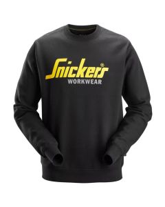 Snickers 2898 Classic Logo Sweatshirt (Black)