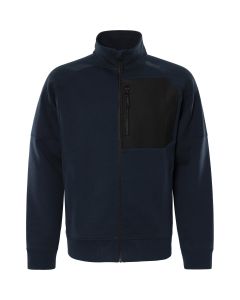 Fristads Sweatshirt Jacket  - 7830 GKI (Dark Navy)