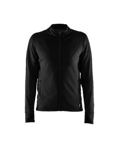 Blaklader 4735 Fleece Jacket - Full Zip, Stretch Material - Black