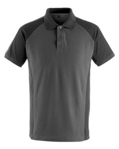 MASCOT 50569 Bottrop Unique Polo Shirt - Dark Anthracite/Black