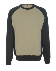 MASCOT 50570 Witten Unique Sweatshirt - Light Khaki/Black