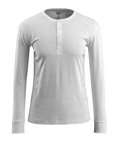 MASCOT 50581 Pelham Crossover T-Shirt, Long-Sleeved - Mens - White