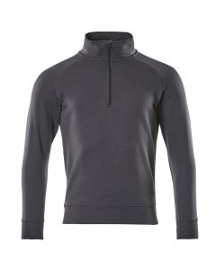 MASCOT 50611 Nantes Crossover Sweatshirt With Half Zip - Mens - Dark Navy