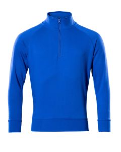 MASCOT 50611 Nantes Crossover Sweatshirt With Half Zip - Mens - Royal