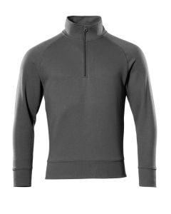 MASCOT 50611 Nantes Crossover Sweatshirt With Half Zip - Mens - Dark Anthracite