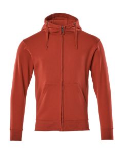 MASCOT 51590 Gimont Crossover Hoodie With Zipper - Mens - Red