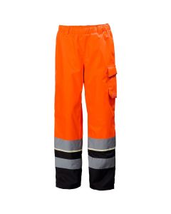 Helly Hansen 71187 Uc-Me Shell Trousers CL2 - Hi Vis Orange/Ebony