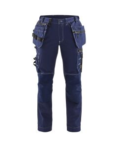 Blaklader 7130 Women's Craftsman Trousers With Stretch - Navy Blue