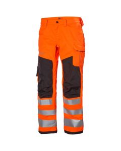 Helly Hansen 77421 Alna 2.0 Work Trousers CL2 - Hi Vis Orange/Ebony