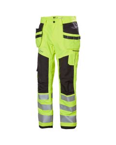 Helly Hansen 77423 Alna 2.0 Construction Trousers CL2 - Hi Vis Yellow/Ebony