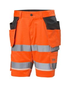 Helly Hansen 77516 Uc-Me Construction Shorts - Hi Vis Orange/Ebony