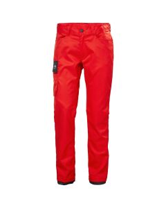 Helly Hansen 77525 Manchester Service Trousers - Alert Red/Ebony