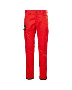 Helly Hansen 77531 Womens Manchester Service Trousers - Alert Red/Ebony