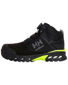 Helly Hansen 78341 Magni Evo Mid Cut Boa Safety Boots - S7L - Black/Dark Lime