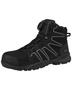 Helly Hansen 78424 Manchester Mid Boa Safety Boots - S3 - Black/Grey