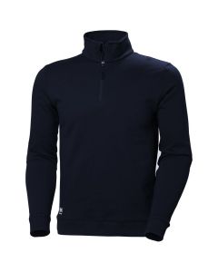 Helly Hansen 79210 Manchester Half Zip Sweatshirt - Navy