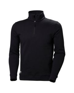 Helly Hansen 79210 Manchester Half Zip Sweatshirt - Black