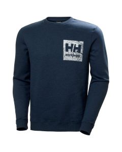 Helly Hansen 79263 Logo Sweatshirt - Navy Melange