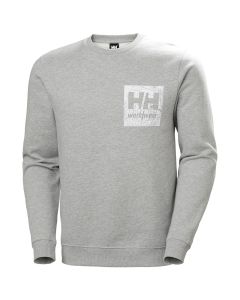 Helly Hansen 79263 Logo Sweatshirt - Light Grey Melange