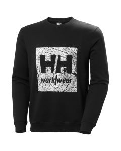 Helly Hansen 79263 Logo Sweatshirt - Black