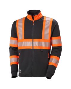 Helly Hansen 79274 ICU Zip Sweatshirt - Hi Vis Orange/Ebony