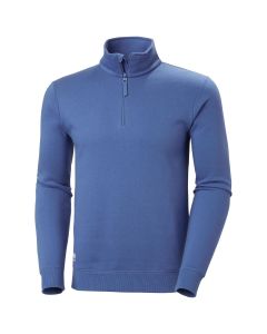 Helly Hansen 79325 Classic Half Zip Sweatshirt - Stone Blue