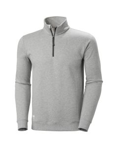 Helly Hansen 79325 Classic Half Zip Sweatshirt - Grey Melange