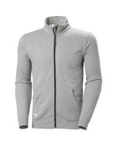 Helly Hansen 79326 Classic Zip Sweatshirt - Grey Melange