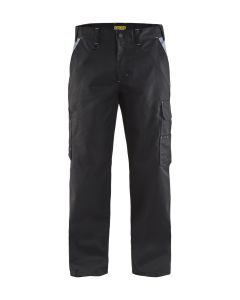 Blaklader 1404 Industry Trousers 65% Polyester, 35% Cotton Twill (Black/Grey)