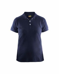 Blaklader 3390 Ladies Two Tone Pique Polo Shirt (Navy Blue)