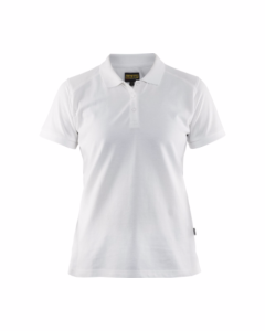 Blaklader 3390 Ladies Two Tone Pique Polo Shirt (White)