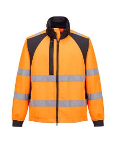 Portwest CD861 WX2 Eco Hi-Vis Work Jacket  - (Orange/Black)