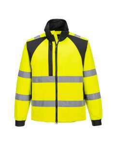 Portwest CD861 WX2 Eco Hi-Vis Work Jacket  - (Yellow/Black)