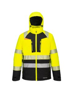 Portwest DX430 DX4 Hi-Vis Class 2 Winter Jacket - (Yellow/Black)