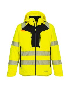 Portwest DX462 DX4 Hi-Vis Rain Jacket  - (Yellow)