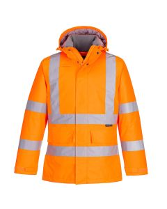 Portwest EC60 Eco Hi-Vis Winter Jacket - (Orange)