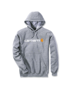 Carhartt 100074 Signature Logo Hoodie - Men's - Heather Grey