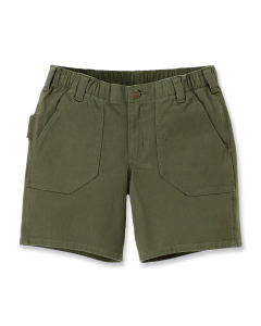 Carhartt 105730 Relaxed Fit Canvas Work Shorts - female - Basil