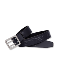 Carhartt A0005656 Logo Leather Belt - Men's - Black