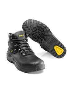 MASCOT F0074 Elbrus Footwear Industry Safety Boot - Mens - S3 - Black/Yellow