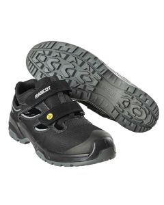 MASCOT F0100 Footwear Flex Safety Sandal - S1P - ESD - Black/Silver