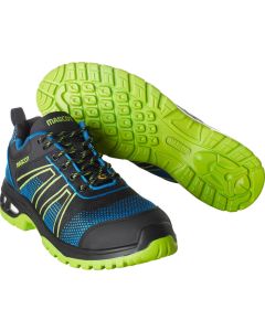 MASCOT F0130 Footwear Energy Safety Shoe - S1P - ESD - Black/Royal Blue/Lime Green