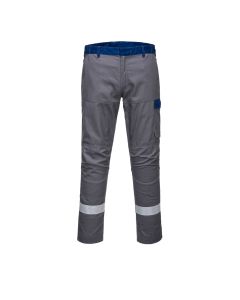 Portwest FR06 Bizflame Industry Two Tone Trousers - (Grey)