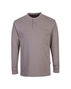 Portwest FR32 FR Anti-Static Henley Sweatshirt - (Grey)