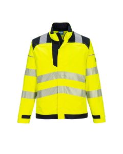 Portwest FR714 PW3 FR Hi-Vis Work Jacket - (Yellow/Black)