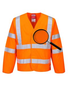 Portwest FR85 Hi-Vis Anti Static Jacket - Flame Resistant - (Orange)