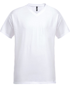 Fristads Acode V-Neck T-Shirt 1913 BSJ (White)